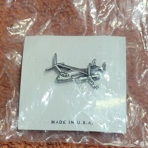 New V-22 Osprey Silver Airplane Pin Made in USA